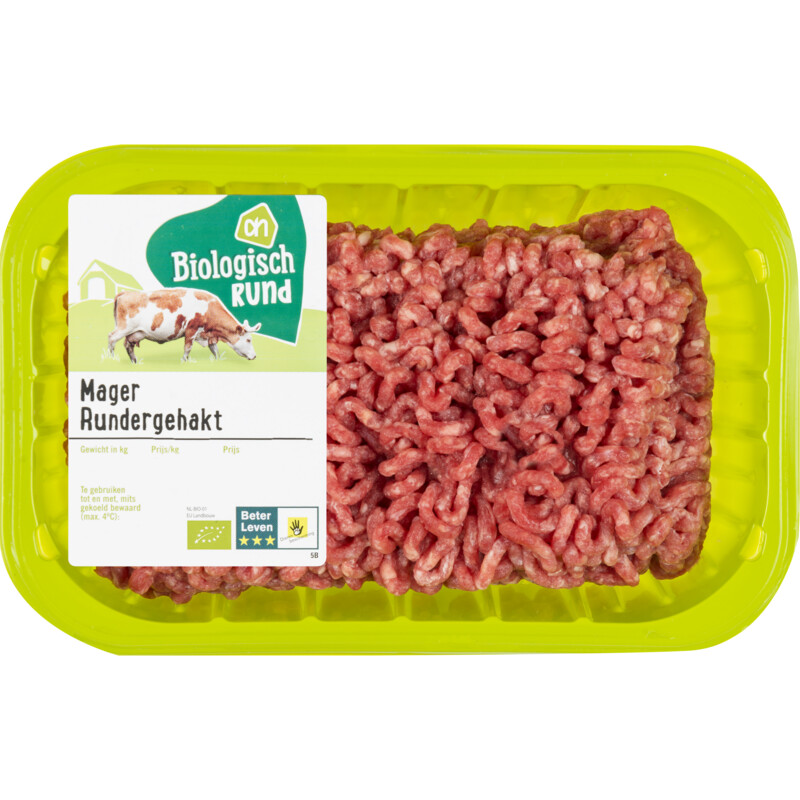 Een afbeelding van AH Biologisch AH bio mager rundergehakt
