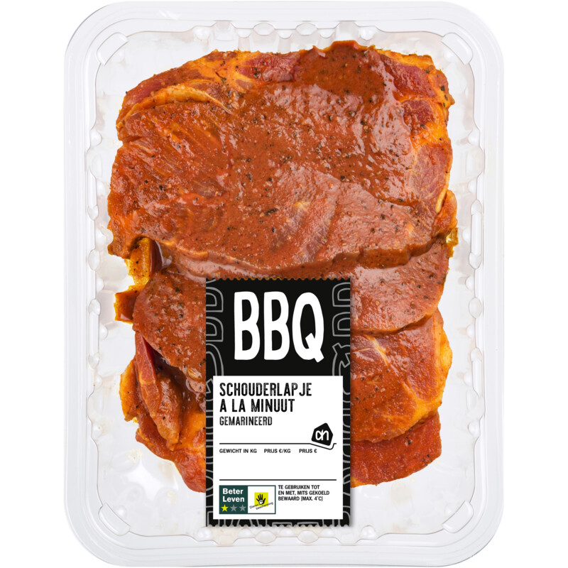 Een afbeelding van AH BBQ schouderlapje à la minuut