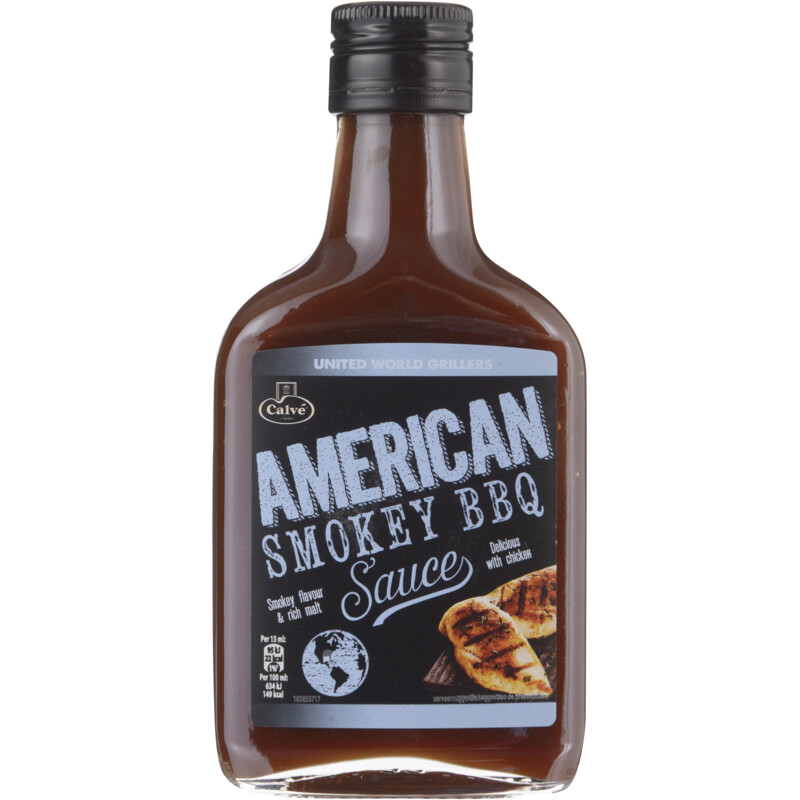 Een afbeelding van Calvé American smokey bbq sauce