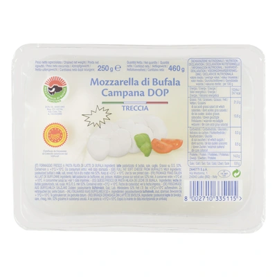 pdp-image-Zanetti Mozzarella di Bufala Campana treccia 250