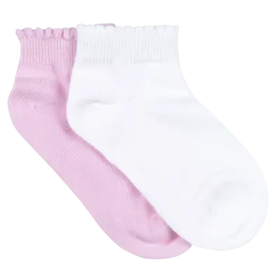 pdp-image-AH Meisjes enkelsok roze/wit 27-30
