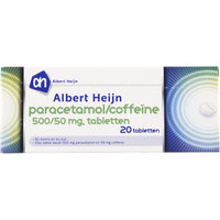 Een afbeelding van AH Paracetamol/Coffeïne 500/50 mg tabletten