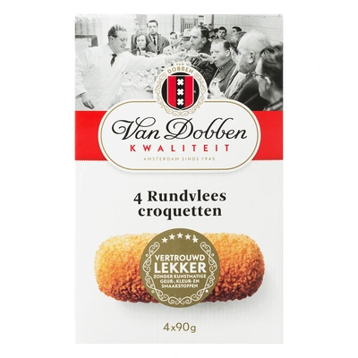 pdp-image-Van dobben rundcroquetten 4 st