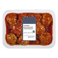 AH K&K balletjes tomatensaus bel