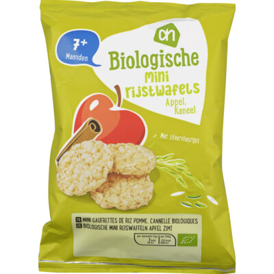pdp-image-AH Biologisch Rijstwafeltjes appel kaneel 7m+