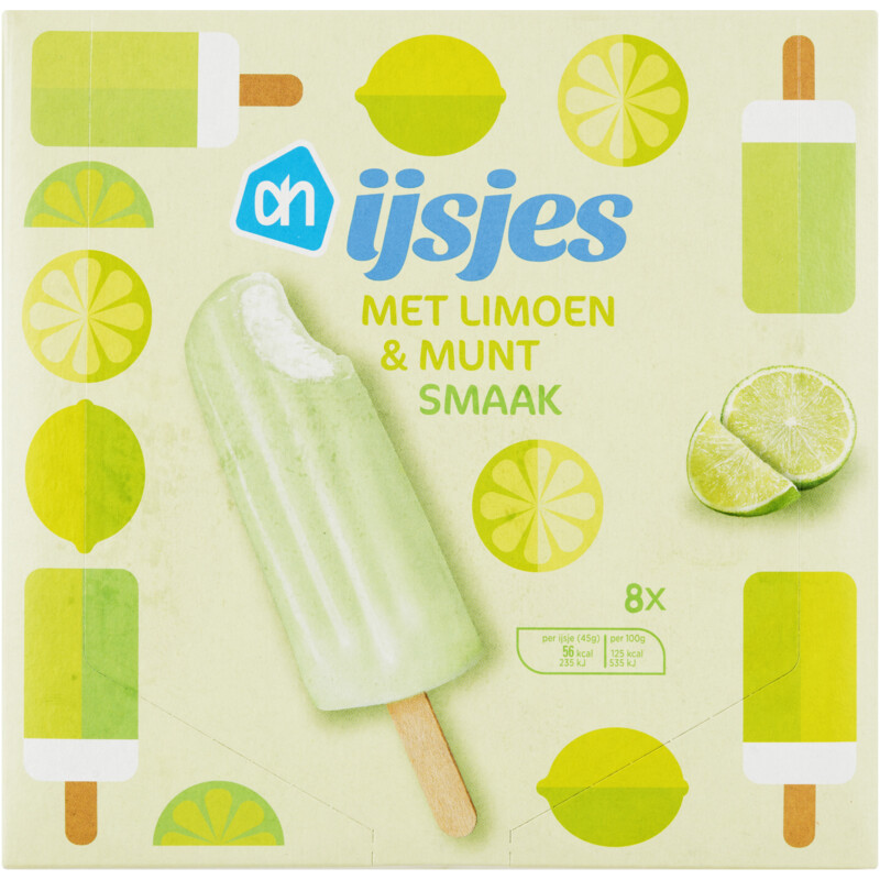 AH Ijsjes met limoen munt smaak bestellen | Albert Heijn