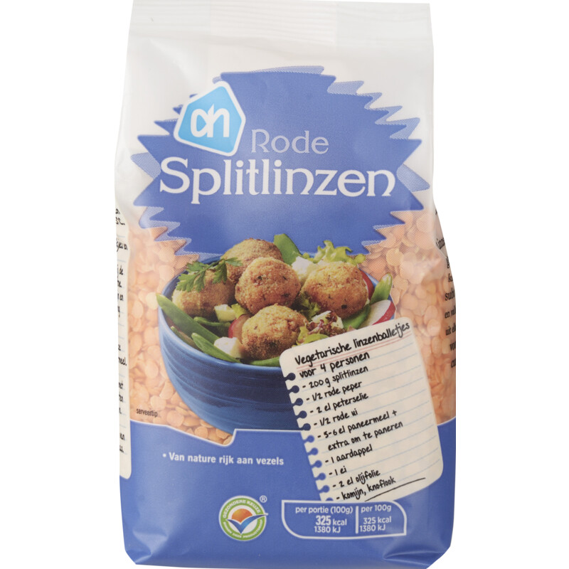 Een afbeelding van AH Rode splitlinzen