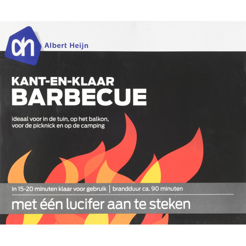 Een afbeelding van AH BBQ kant-en-klaar voor eenmalig gebruik