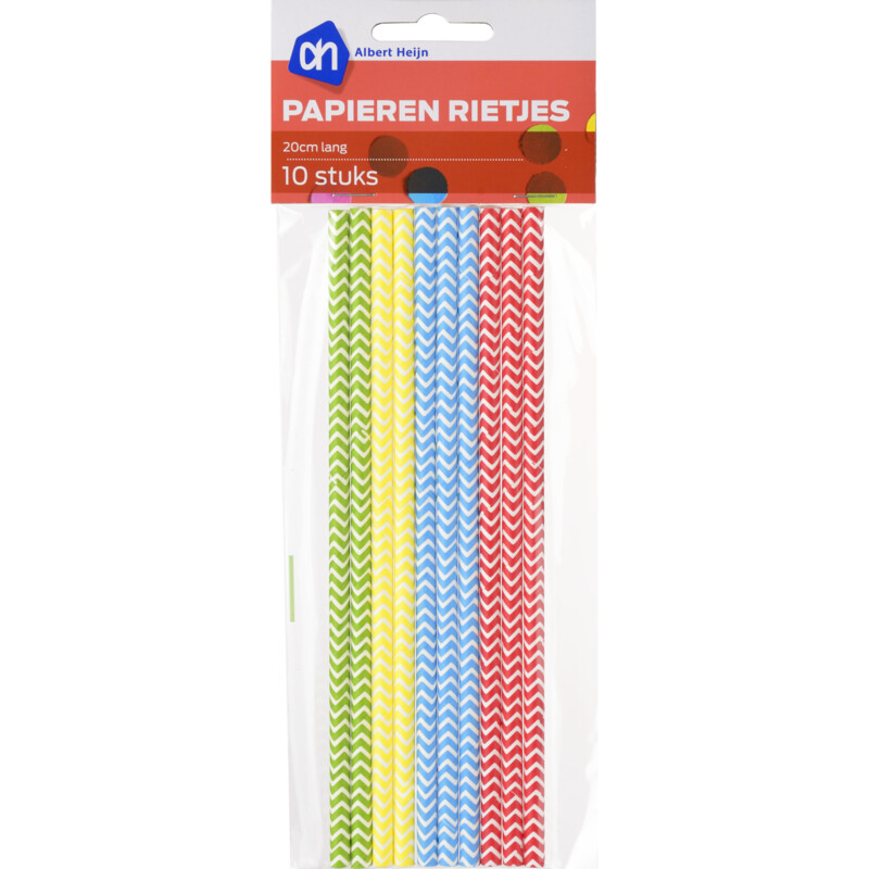 Een afbeelding van AH Rietjes papier 20cm