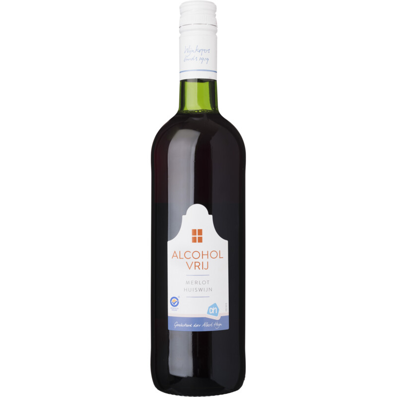 Een afbeelding van AH alcoholvrije huiswijn Merlot