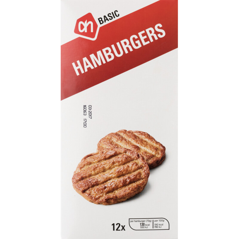 AH BASIC Hamburgers reserveren | Albert Heijn