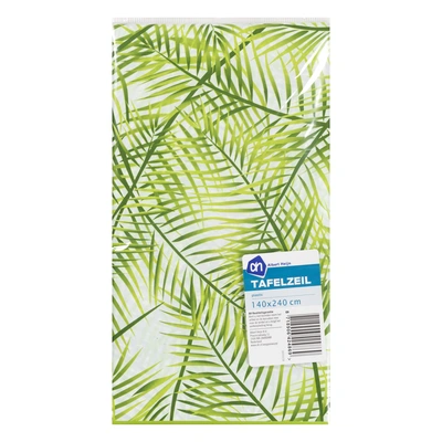 pdp-image-AH Plastic tafellaken botanical leav 140*24