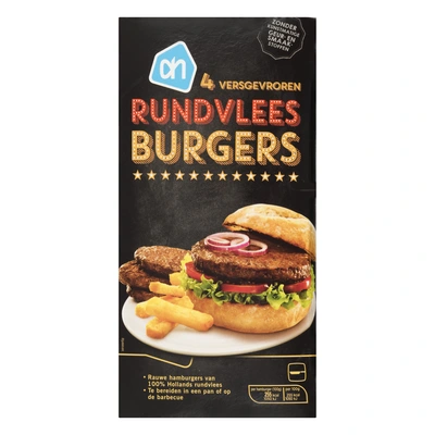 pdp-image-AH Versgevroren rundvleesburgers