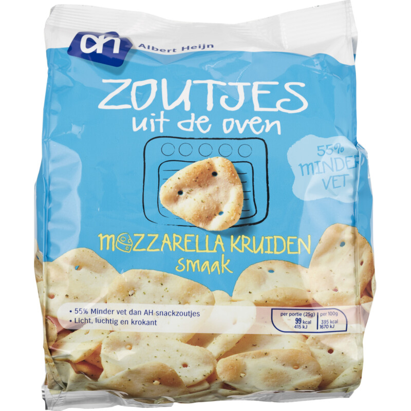 Een afbeelding van AH Zoutjes uit de oven Mozzarella