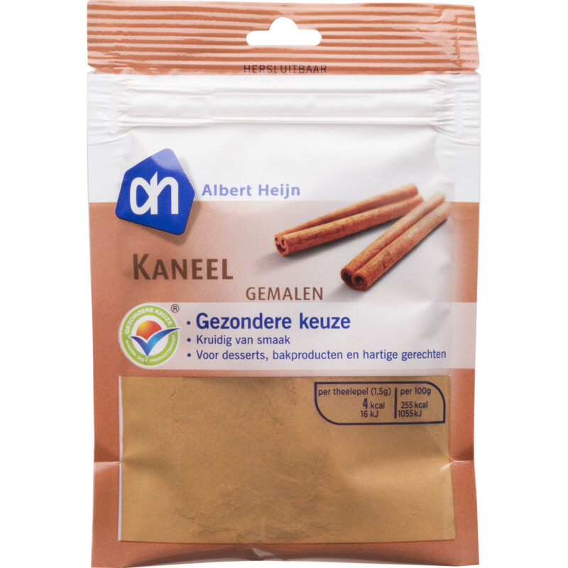 Een afbeelding van AH Zak kaneel gemalen