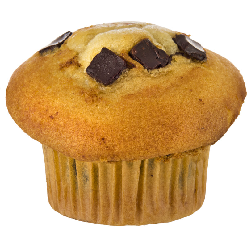 Een afbeelding van AH Muffin vanille met chocolade stukjes