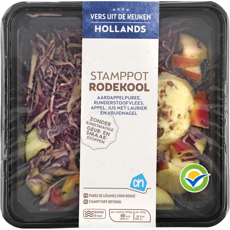 Een afbeelding van AH verse stamppot rode kool