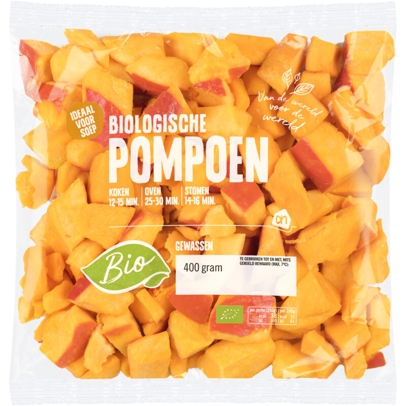 Een afbeelding van AH Biologisch Pompoenstukjes