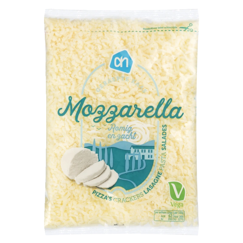 AH Mozzarella geraspt