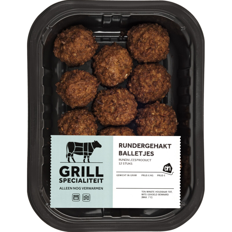 Een afbeelding van AH Runder gehaktballetjes