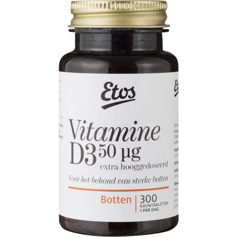 Een afbeelding van Etos Vitamine D 50 mcg tabletten