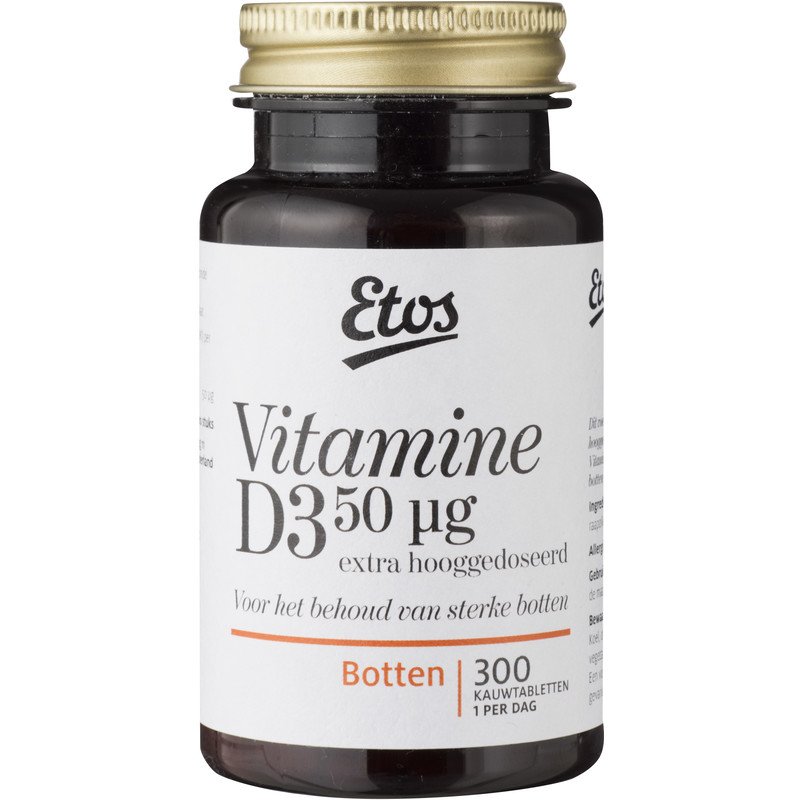 Een afbeelding van Etos Vitamine D 50 mcg tabletten