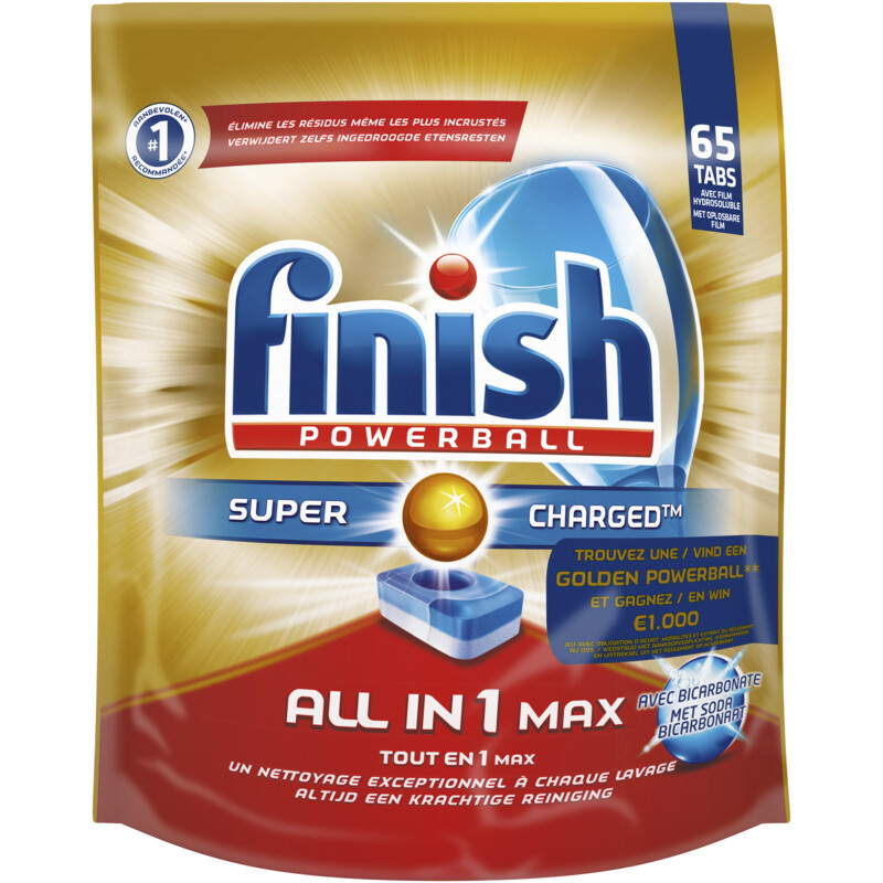 Een afbeelding van Finish Aio tabs bs golden powerball