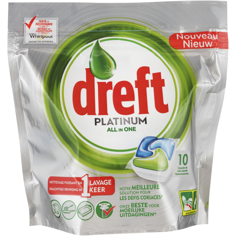 Een afbeelding van Dreft All-in-one platinum