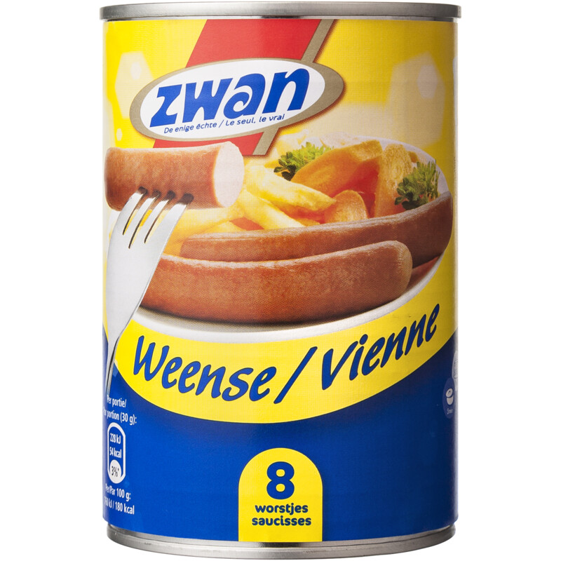 Een afbeelding van Zwan Weense worstjes 8st bel