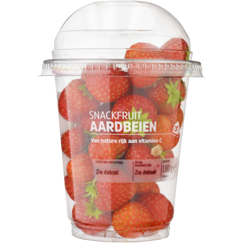 Een afbeelding van AH Snack aardbeien