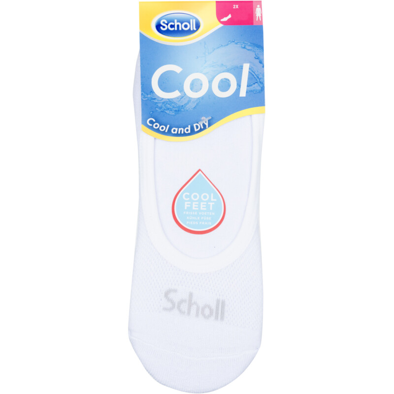Een afbeelding van Scholl Sok cool & dry dames wit 39-42