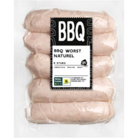 Een afbeelding van AH BBQ worst naturel 5 stuks