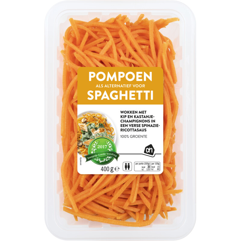 Een afbeelding van AH Pompoen spaghetti