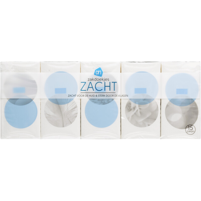 Een afbeelding van AH Zakdoekjes zacht 10-pack
