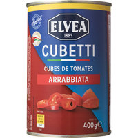 Een afbeelding van Elvea Cubetti  tomatenblokjes arrabbiata BEL