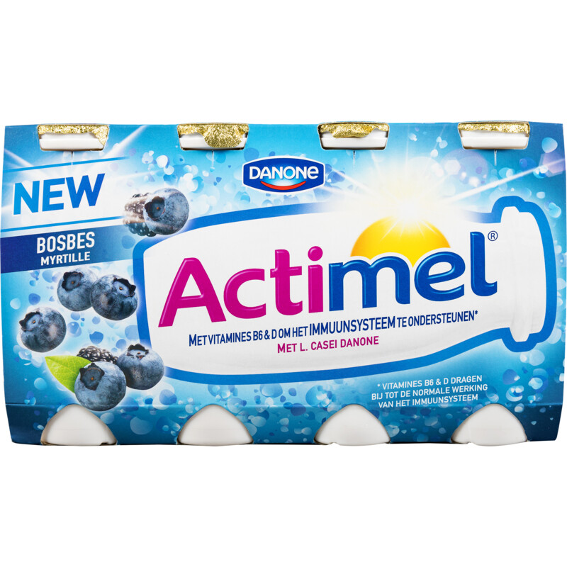Een afbeelding van Danone Actimel Bosbes Bel
