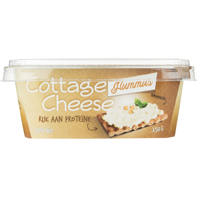 Een afbeelding van Arla Cottage cheese hummus