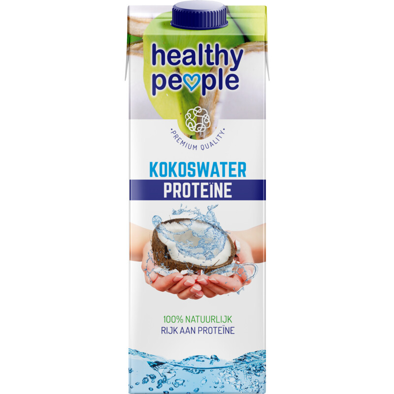 Een afbeelding van Healthy people Protein kokoswater 100%