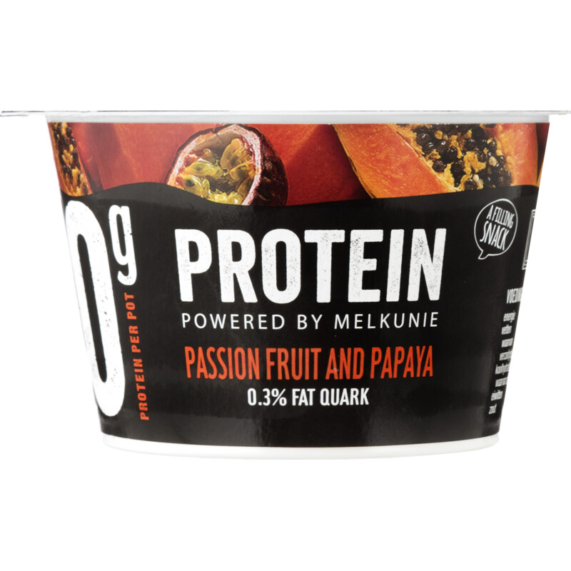 Een afbeelding van Melkunie Protein quark passionfruit and papaya