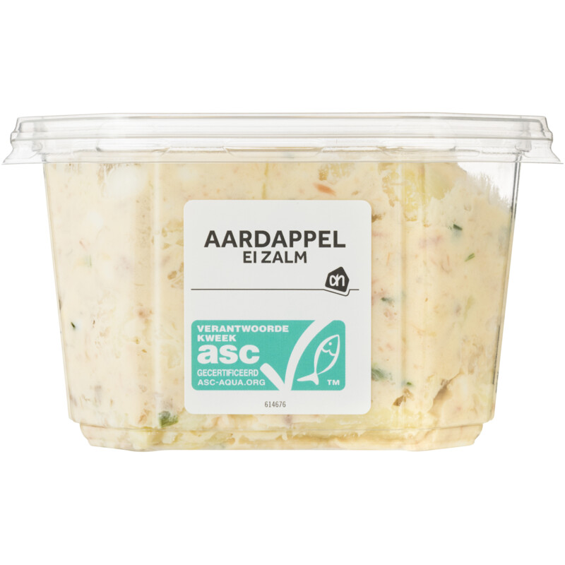 Een afbeelding van AH Aardappelsalade ei zalm