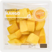 Een afbeelding van AH Zongerijpte mango stukjes