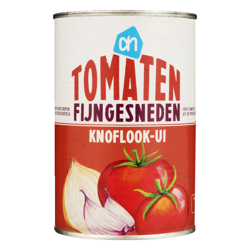 AH Tomaten fijngesneden knoflook-ui