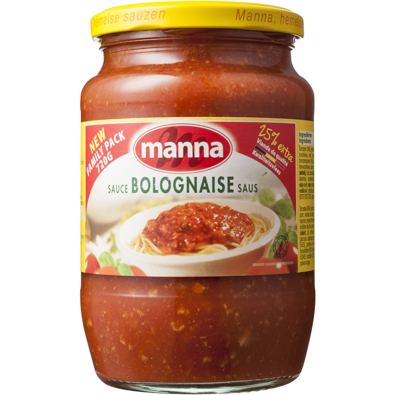 Een afbeelding van Manna Bolognaise saus bel