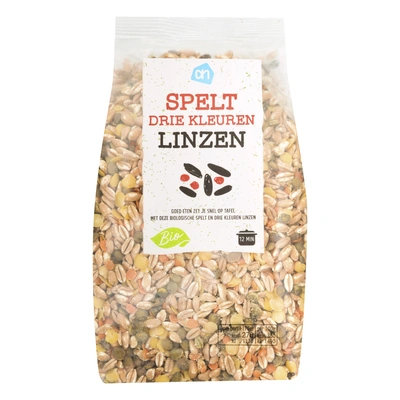 pdp-image-AH Biologisch Spelt en drie kleuren linzen