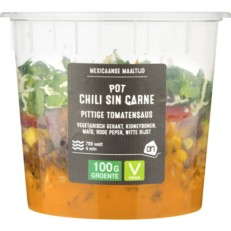 Een afbeelding van AH Pot Chili sin carne