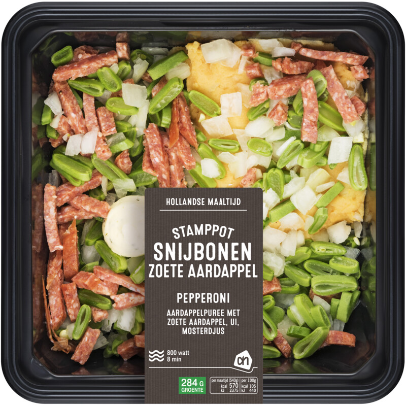 Een afbeelding van Ah v Stamppot Snijboon & Zoete Aardappel