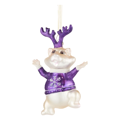 pdp-image-AH Hanger hamster rendier paars