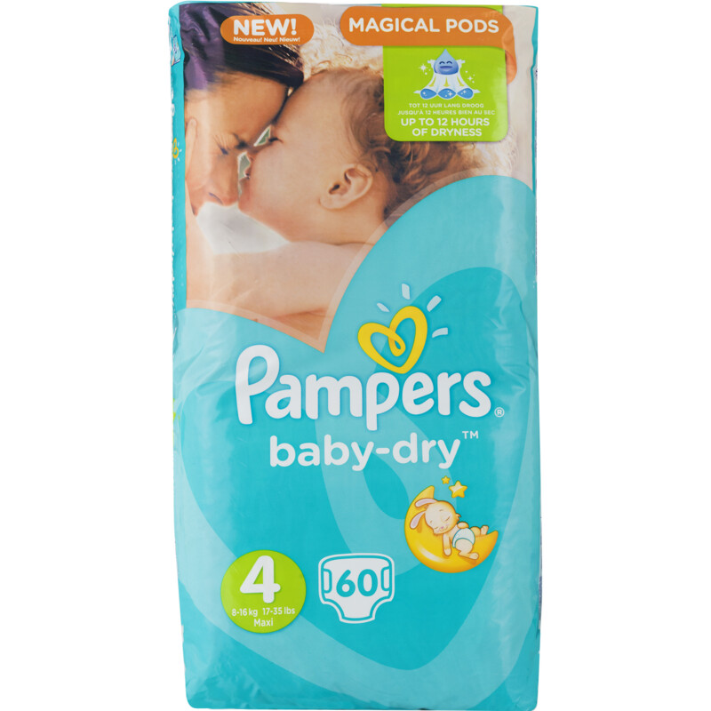 Een afbeelding van Pampers Baby-dry 4 maxi 8-16 kg