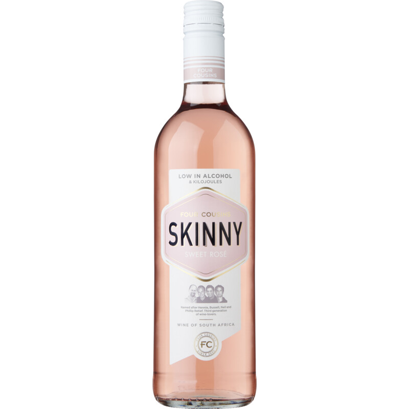 Een afbeelding van Four Cousins Lite skinny rosé