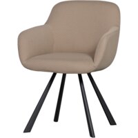 Een afbeelding van Woood Juno eetkamerstoel mesh espresso